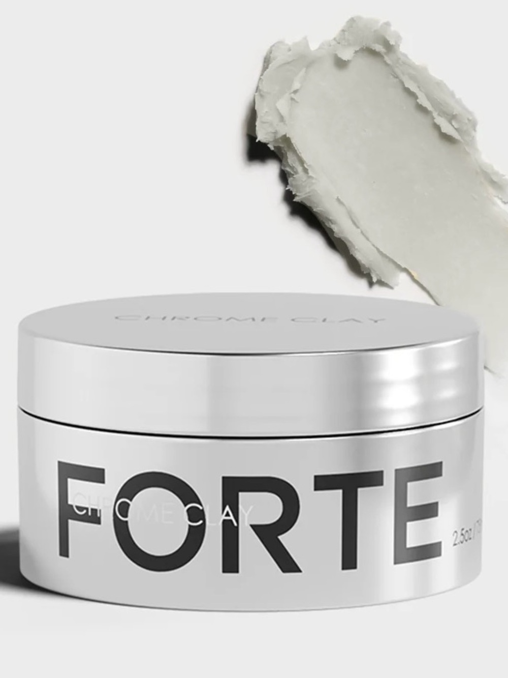 FORTE Chrome Clay – Strong Hold Hair for Men | Matte Finish | New / Sealed